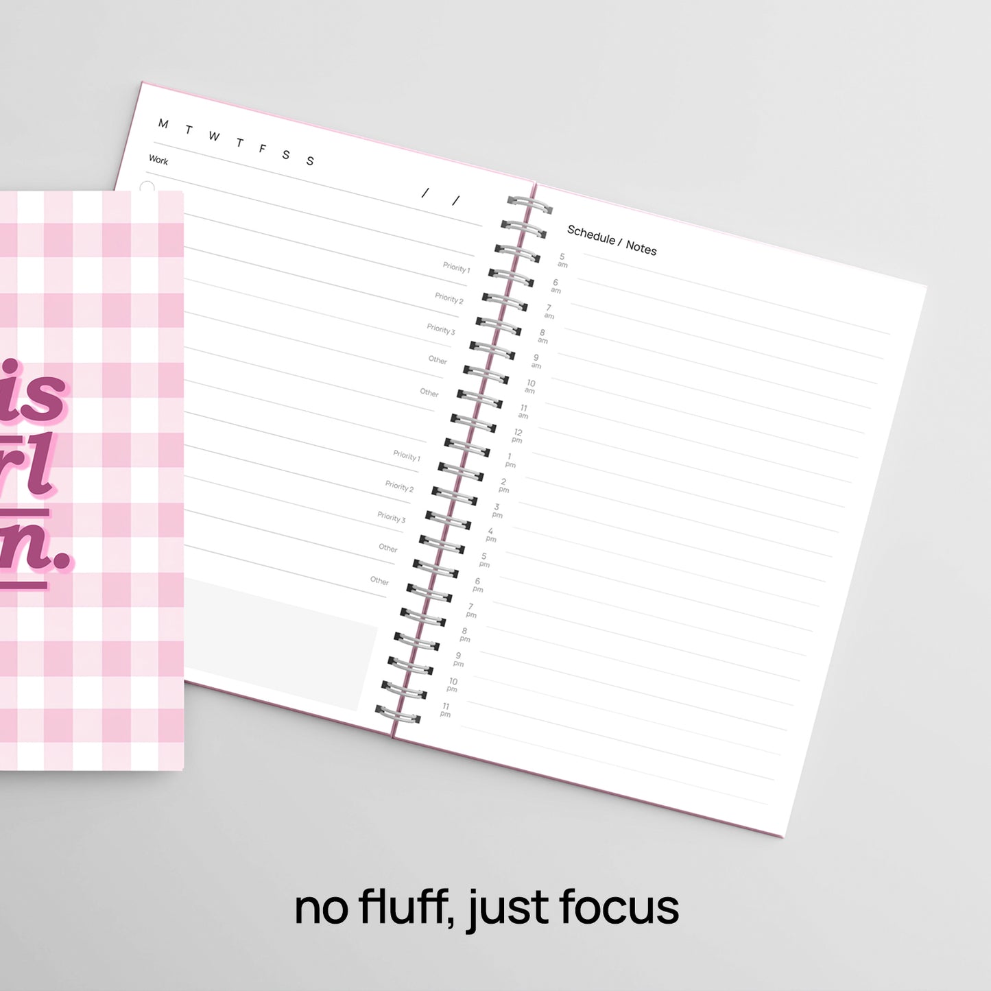 Mindset Daily Planner - Undated - 90 days - This Girl Can