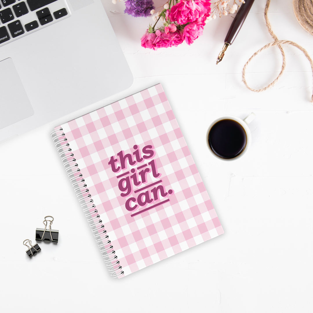 Mindset Daily Planner - Undated - 90 days - This Girl Can